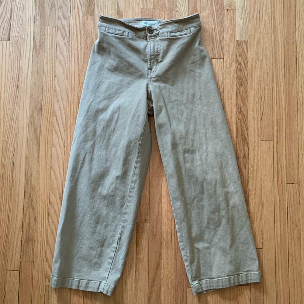 The Curvy Emmett Wide-Leg Crop Pant: Welt Pocket Edition